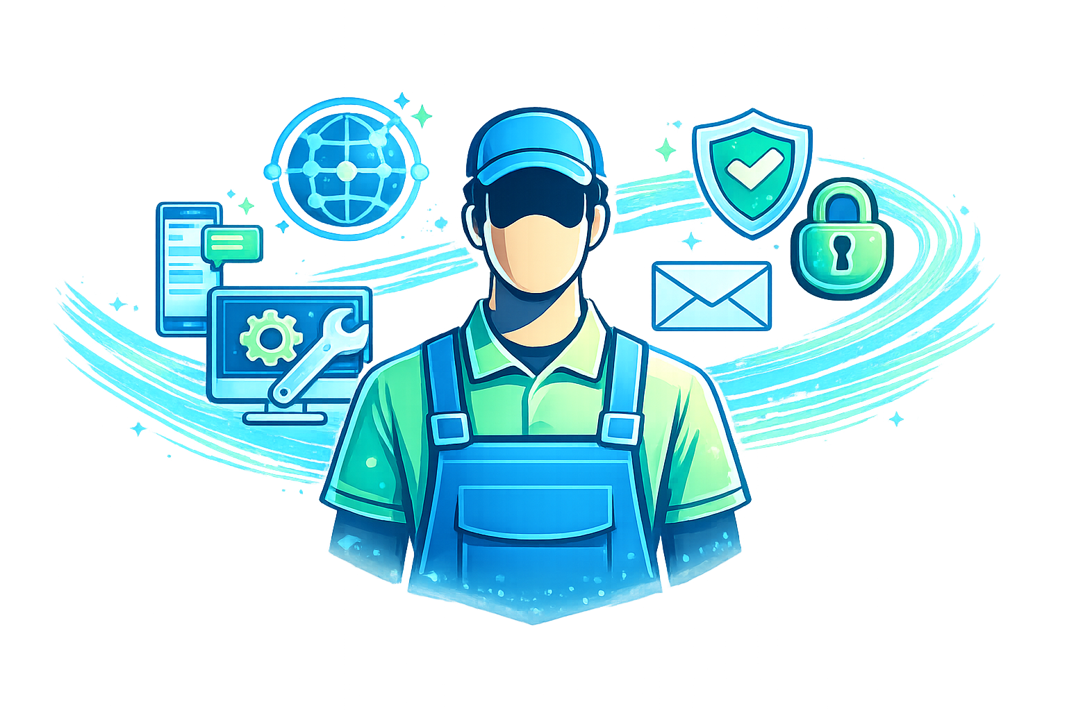 VirtuaSys IT-Service Illustration