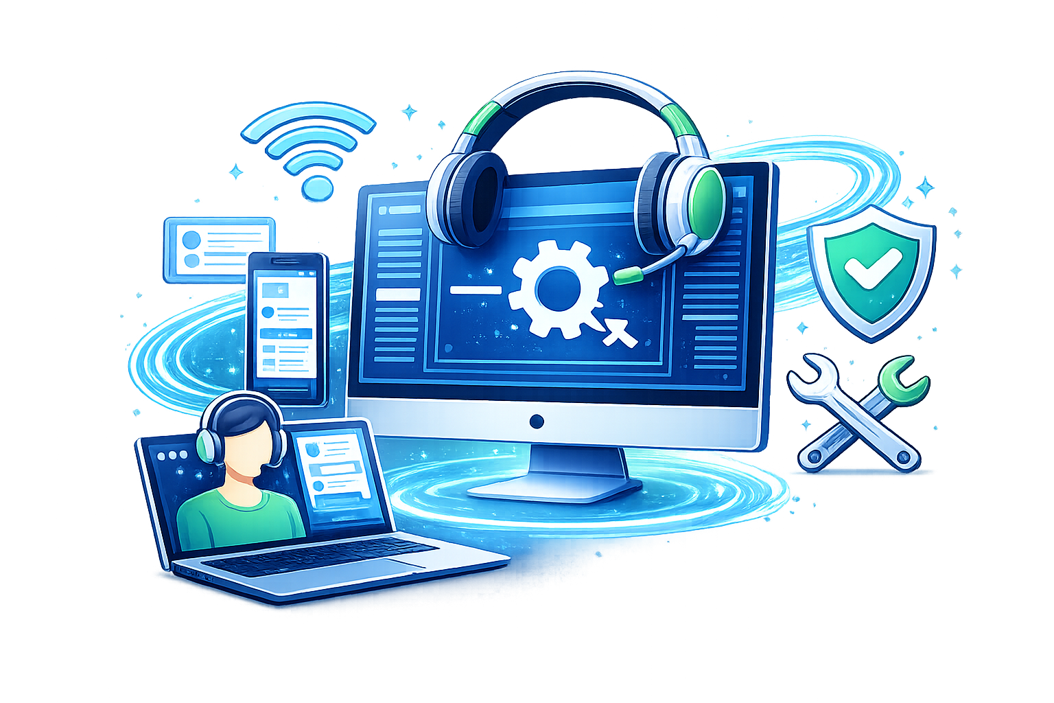 Fernwartung und sicherer IT-Support