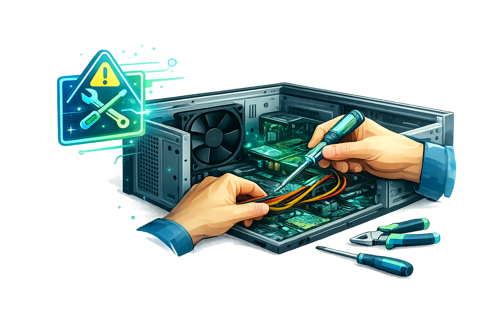 Freundlicher IT-Support mit professioneller Beratung und technischer Unterstützung per Telefon und Fernzugriff